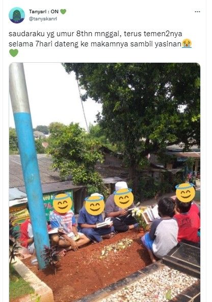 Teman meninggal para anak yasinan (twitter.com/tanyakanrl)