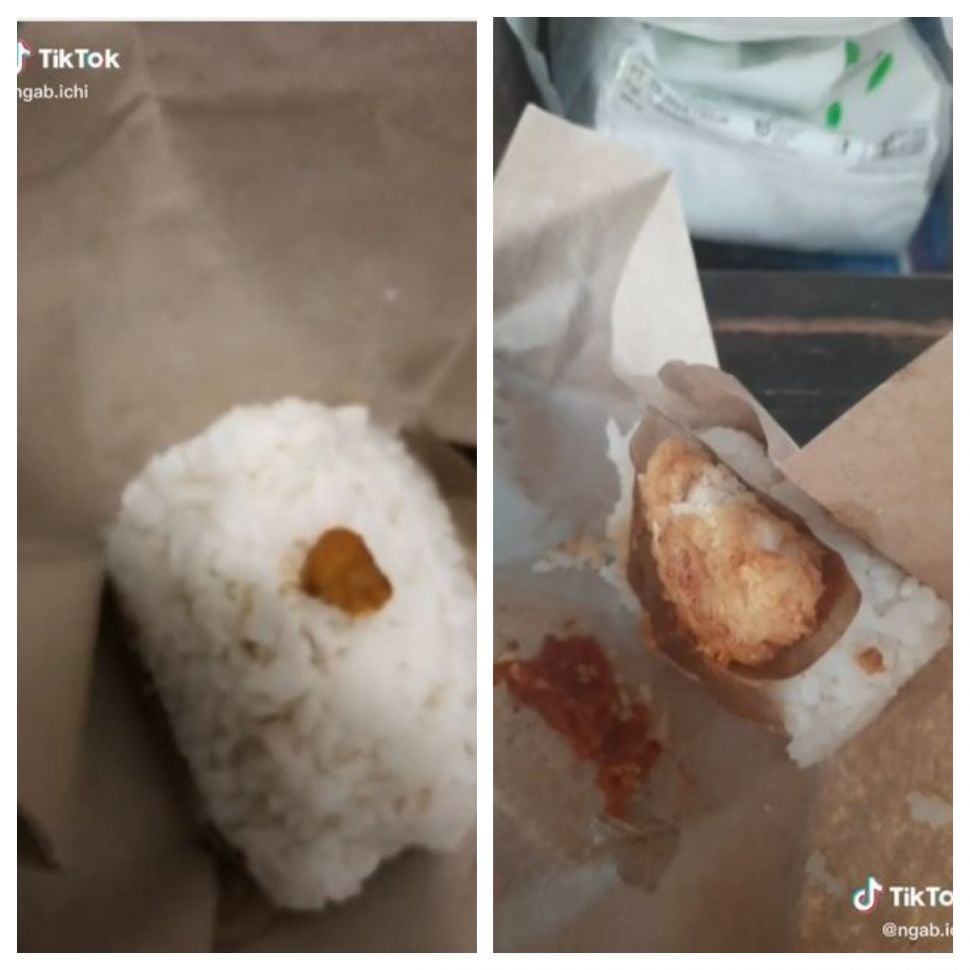 Nasi kucing Rp1.500 (TikTok @ngab.ichi)