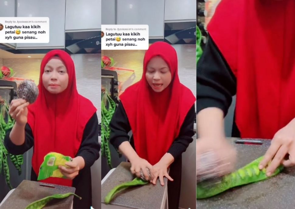 Kreatif! Wanita ini Ungkap Trik Jitu Kupas Kulit Petai Kilat Tanpa Pisau (TikTok/eiraaziera6699)