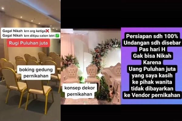 Viral Kisah Pria Gagal Menikah, Rugi Puluhan Juta Gegara Ditipu Calon Istri (Instagram/@lambe_turah)