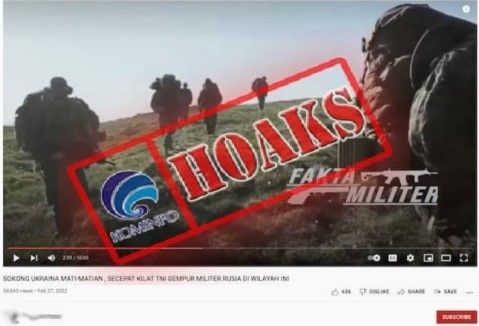 CEK FAKTA: TNI Bantu Ukraina Gempur Militer Rusia, Benarkah?