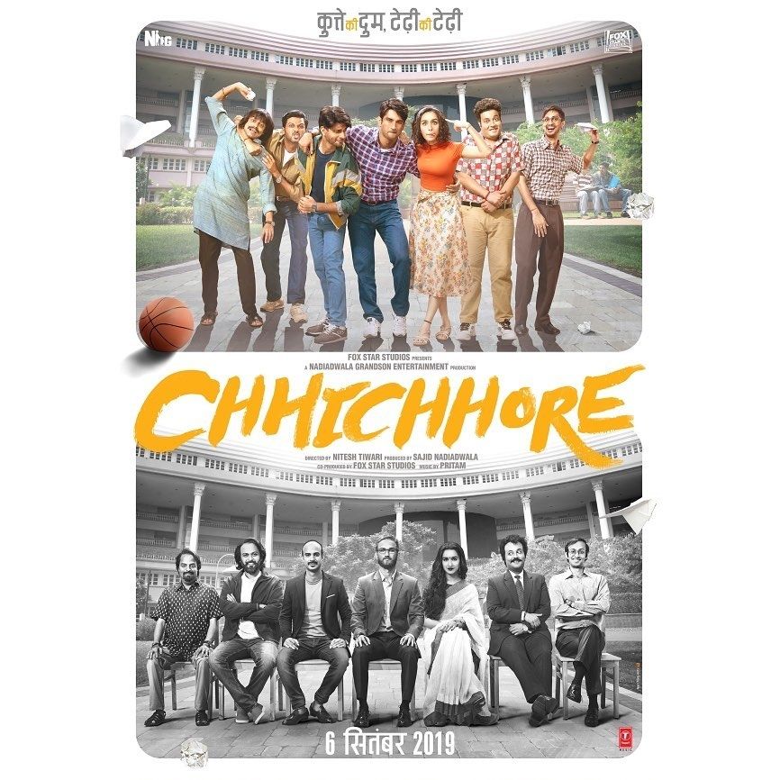 Poster film Chhichhore. [Instagram]
