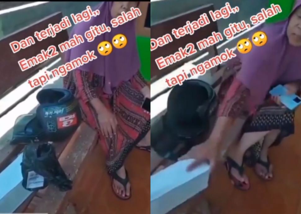 Emak-emak Ogah Bayar Paket COD Usai Buka Bungkus, Bilang Penipuan sampai Ngamuk ke Kurir. (Instagram/forumwartawanpolri)