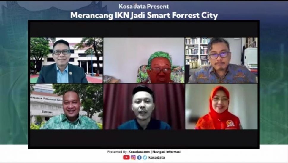 Staf Ahli Menteri PPN/Bappenas Velix Wanggai dalam diskusi Kosadata. [Tangkapan layar]