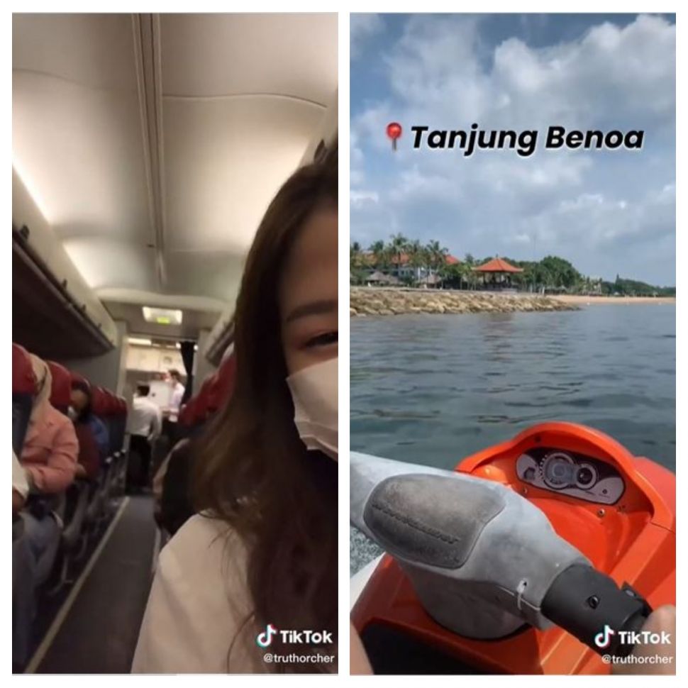 Liburan ke Bali 10 jam (TikTok @truthorcher)