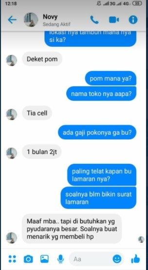 Lowongan kerja dengan syarat tak biasa (twitter.com/jawafess)