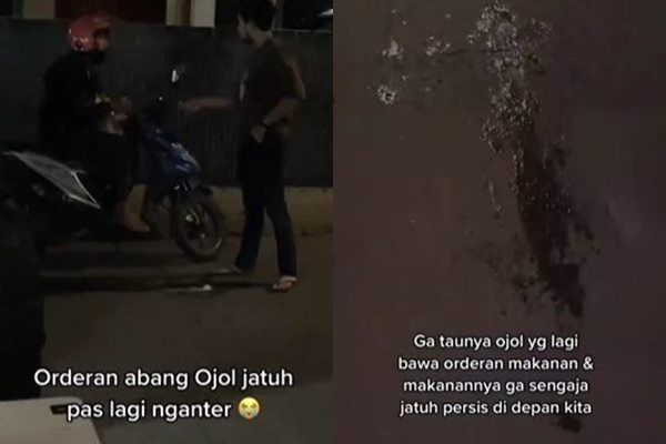 Viral Driver Ojol Antar Makanan Jam 1 Pagi Berakhir Nyesek. (Instagram/@dramaojol.id)