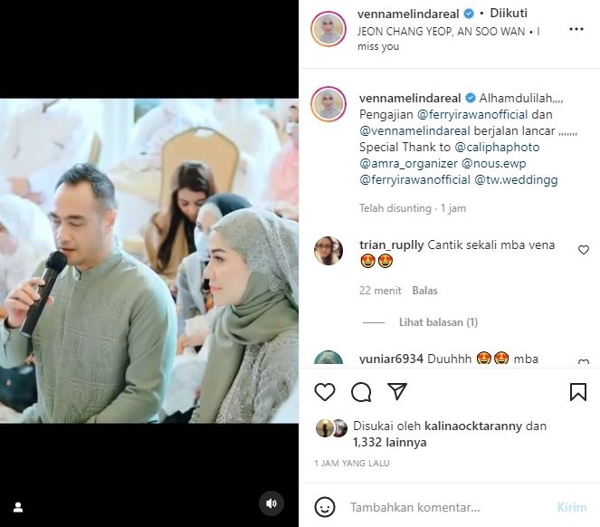 Potret Pengajian Venna Melinda Jelang Menikah (Instagram/@vennamelindareal)