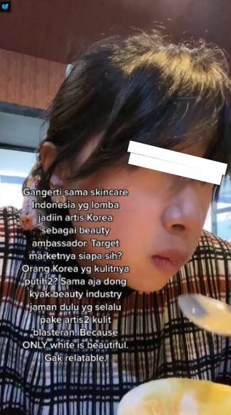 Viral Cewek Kritik Menohok Produk Skincare RI yang Jadikan Artis Korea Duta Kecantikan. (Twitter/@Askrlfess)