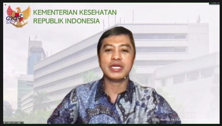 Dante Saksono Harbuwono dalam siaran pers yang ditayangkan melalui YouTube Sekretariat Presiden. [Tangkapan layar]