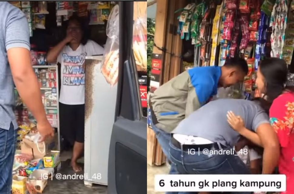 Momen haru ibu bertemu anak 6 tahun tak bertemu (instagram.com/andreli_48/)