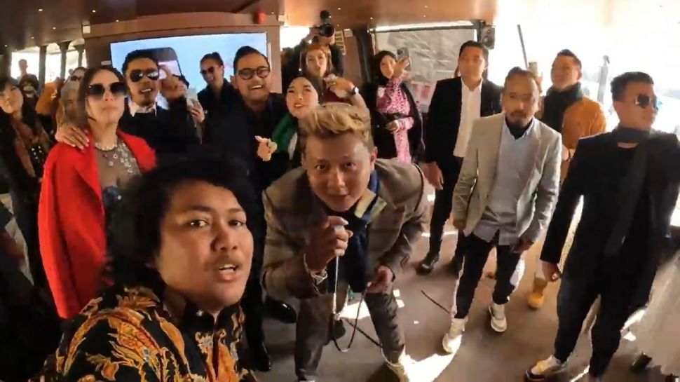 Potret Denny Caknan dangdutan di Paris(Instagram/@shandypurnamasari)