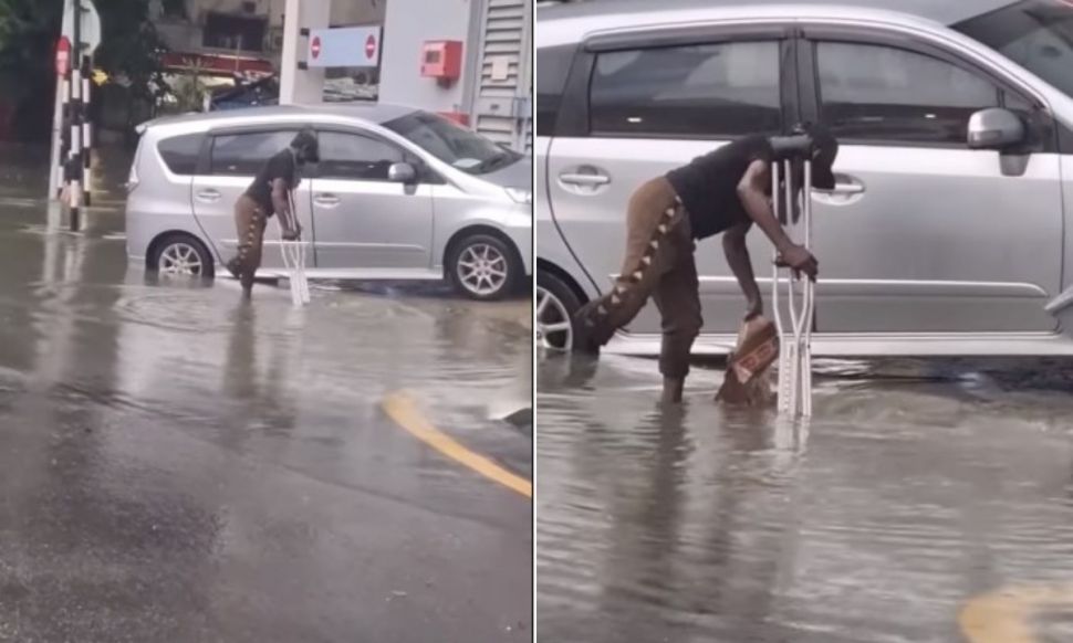 Bersihkan sampah kala banjir (instagram.com/jentikhati/)