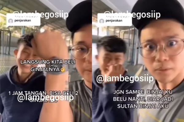 Viral Indra Kenz Sebut Harga Ginjal Paris Pernades 'Salam dari Binjai' Murah Banget. (Instagram/@lambegosiip)