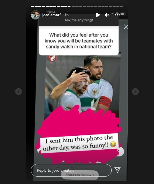 Jordi Amat bagikan foto berjersey timnas Indonesia (Instagram/jordiamat5)