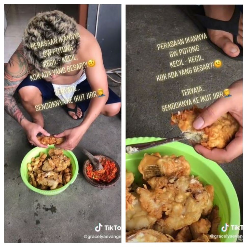 Sendok goreng tepung (TikTok @gracelyaevangelis)