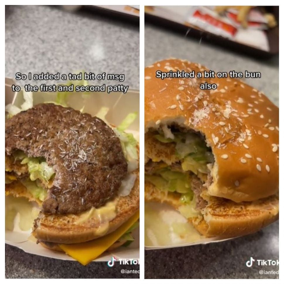 Burger micin (TikTok @iantedy)