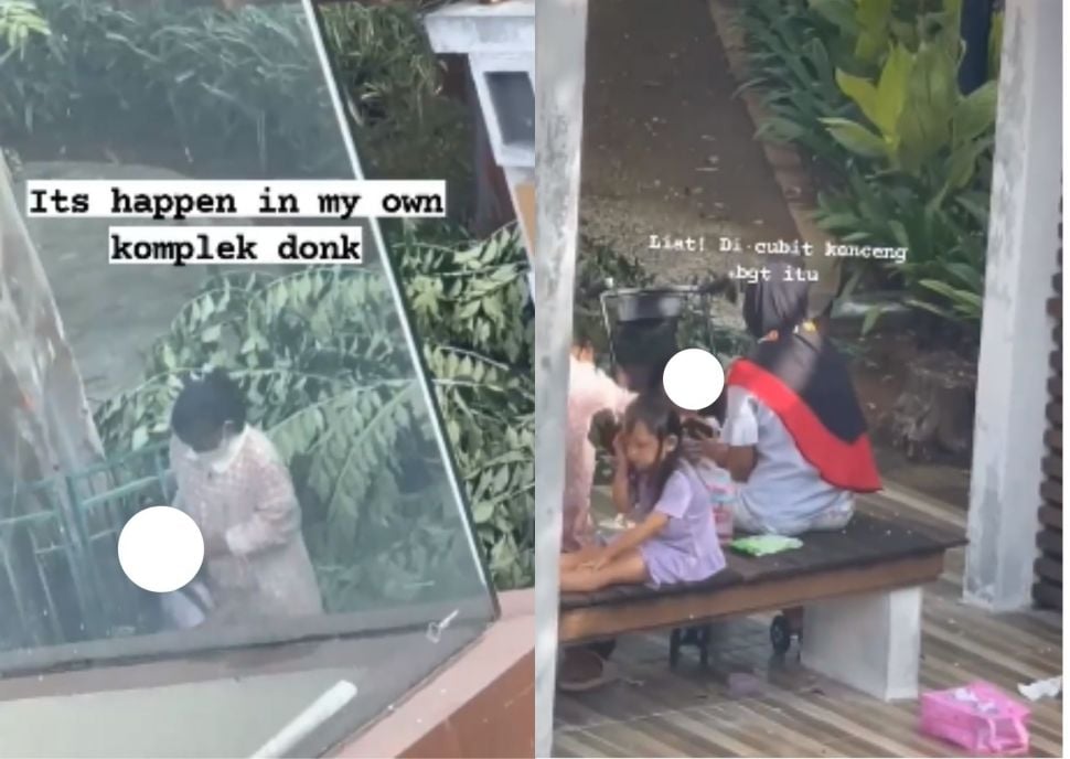 Kejam! Dua Baby Sitter Terciduk Aniaya Anak Asuhan di Depan Publik, Dipukul hingga Mulut Dijejali Tisu. (Twitter/Yaseeeh)