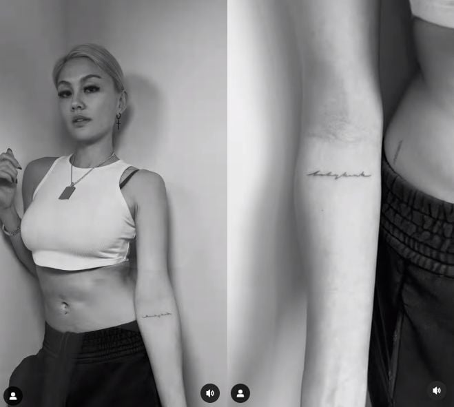 Momen Agnez Mo Pasang Tato Baru (Instagram/@winterstone)