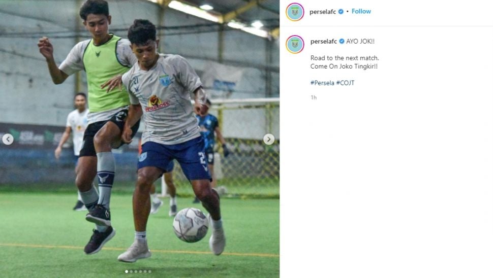 Persela Lamongan resmi terdegradasi. (Instagram/perselafc)