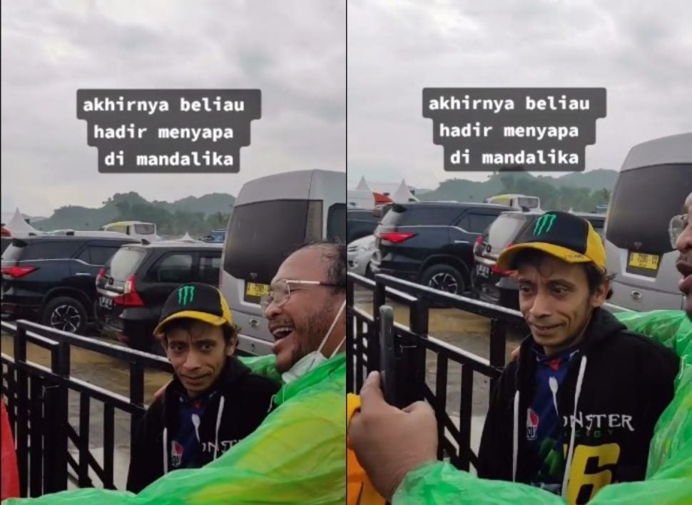 Sosok mitip Valentino Rossi (Instagram/lambenyinyirofficial)