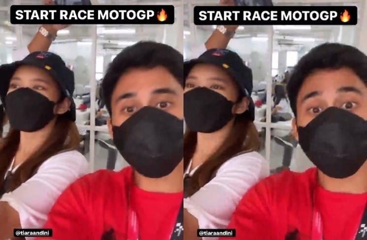 Outfit Artis Nonton MotoGP Mandalika (Instagram)