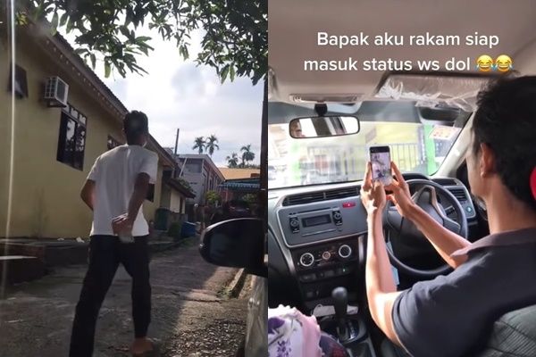 So Sweet! Demi Turuti Keinginan, Ayah Antarkan Anak ke Rumah Pacar Sebelum Balik ke Asrama (instagram/@gelaktiktok)