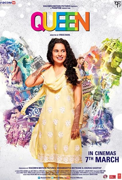 Poster film Queen yang dibintangi Kangana Ranaut. [Instagram]