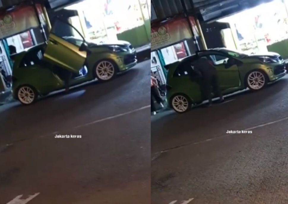 Pria Modifikasi Pintu Mobil Bak Lamborghini, Warganet Ketar-ketir Copot. (Instagram/jakarta.keras)
