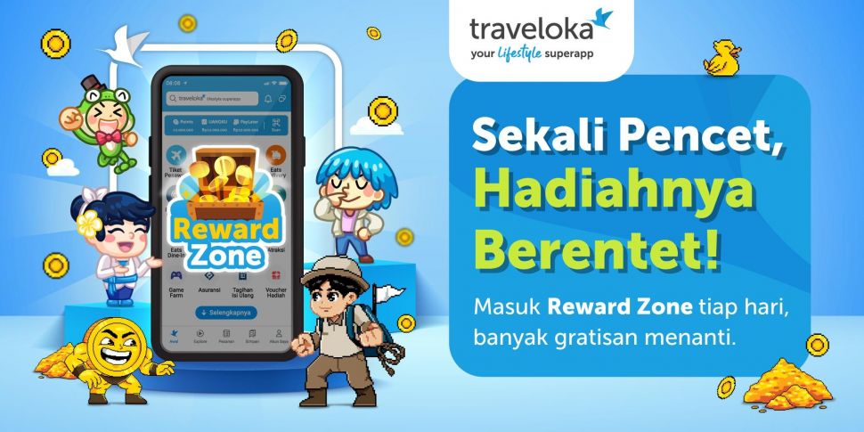 Reward Zone. (Dok: Traveloka)