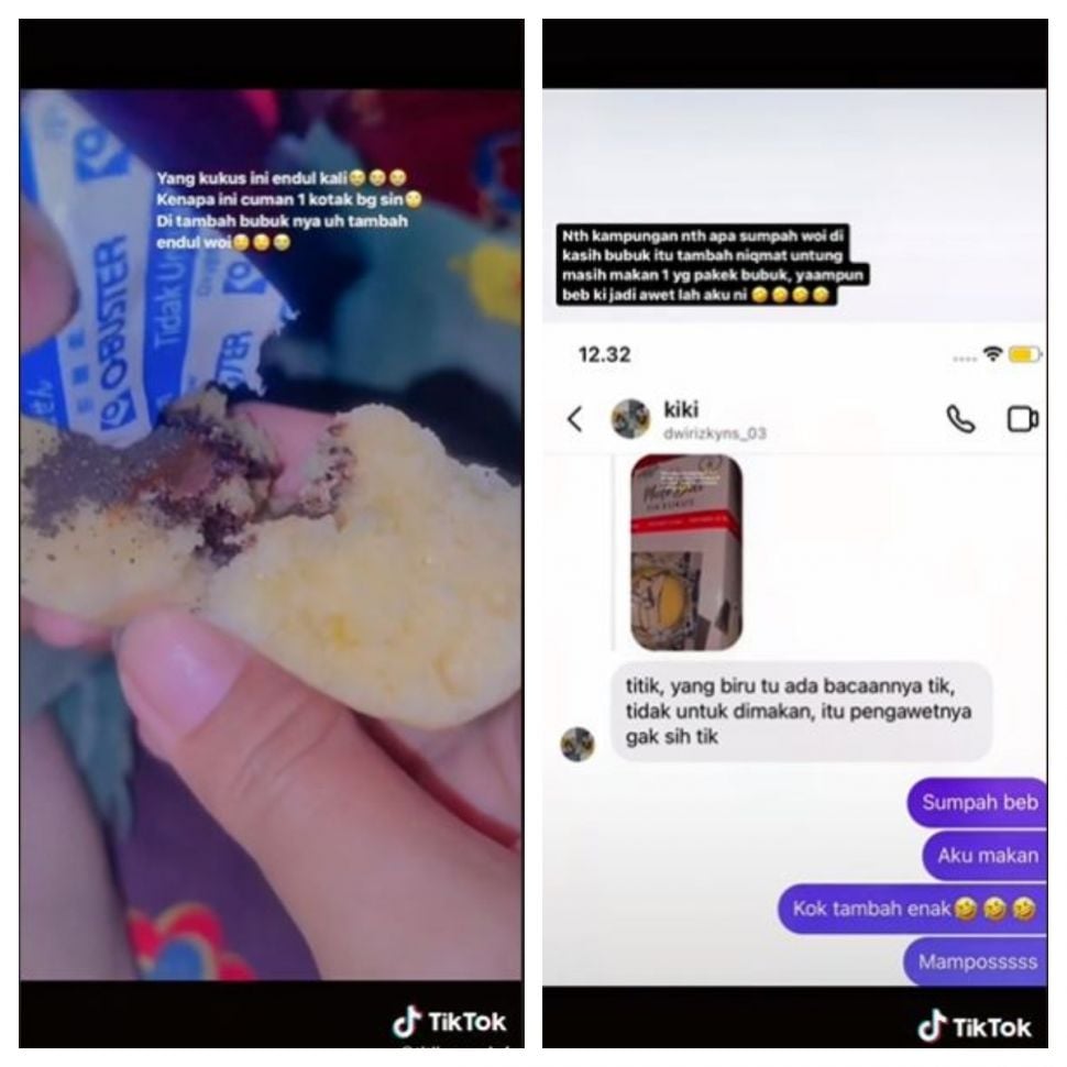 Tak sengaja makan pengawet (TikTok @titik_syarief)