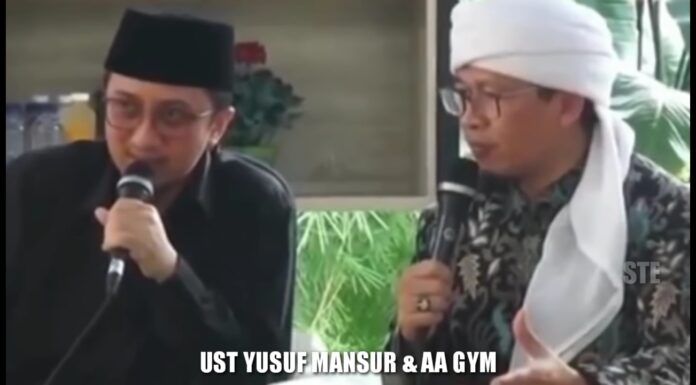 Ustaz Yusuf Mansur dan Aa Gym. [Youtube]