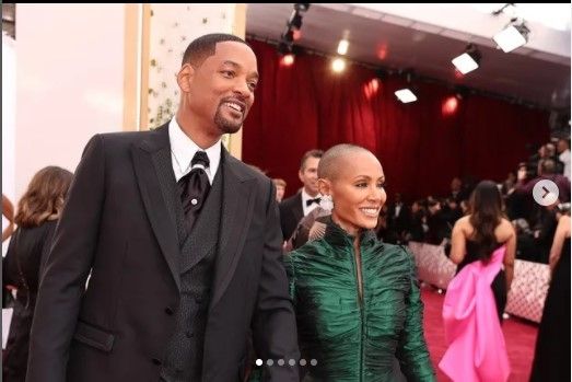 Will Smith dan Jada Pinkett Smith di Oscar 2022. (Instagram/@Theacademy)