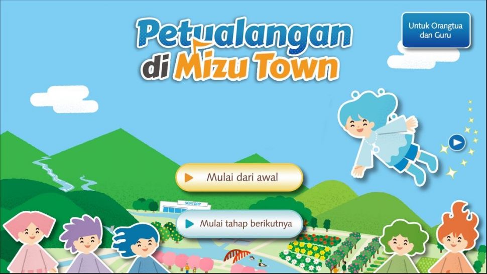 Petualangan di Mizu Town ajarkan anak lestarikan air bersih. (dok. Suntory Garuda Beverage)