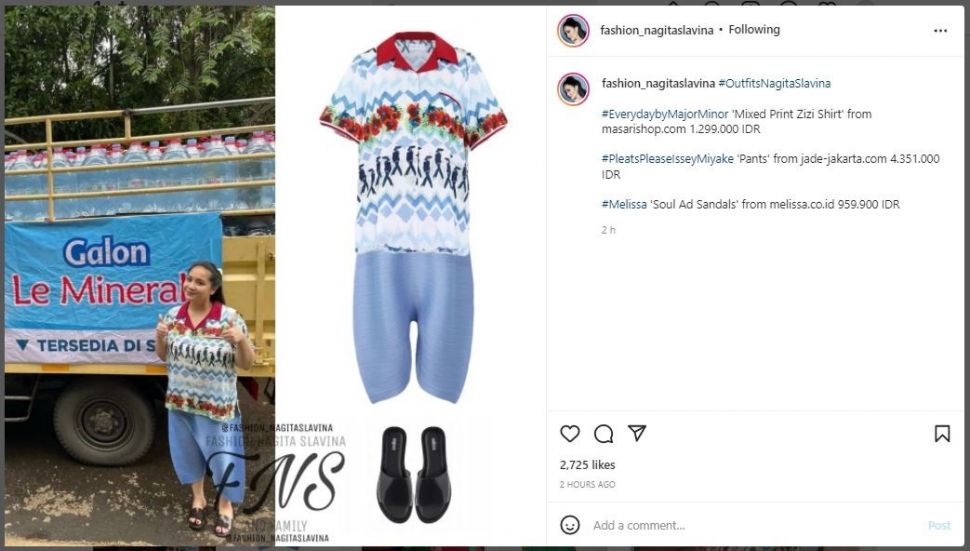 Harga Outfit Nagita Slavina di Rumah Bikin Kaget (instagram.com/fashion_nagitaslavina)