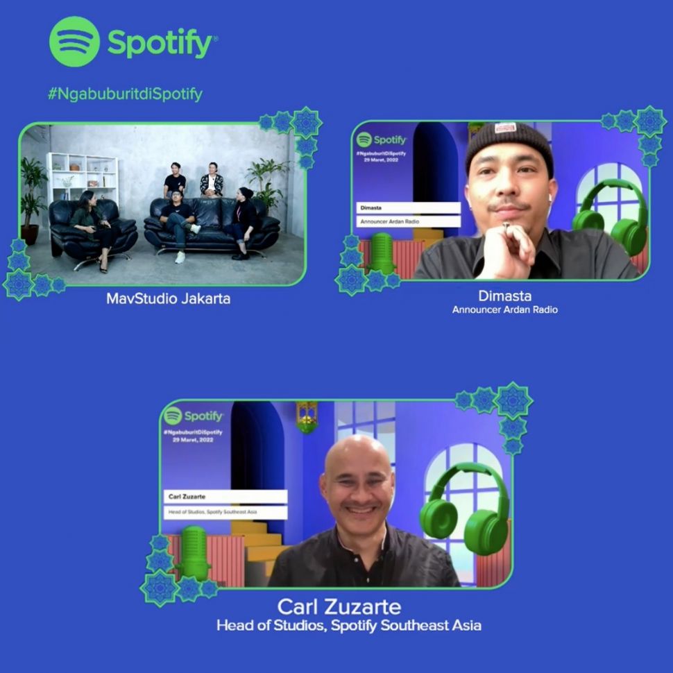 Spotify resmi meluncurkan deretan koleksi spesial Ramadhan. [Spotify]