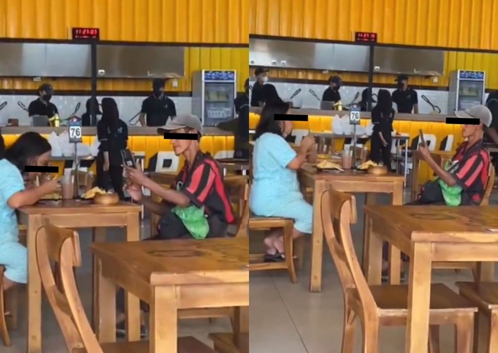 Pasutri Makan Bersama di Resto, Aksi Suami Rekam Istri saat Makan Bikin Hati Publik Hangat. (Instagram/underc0ver.id)