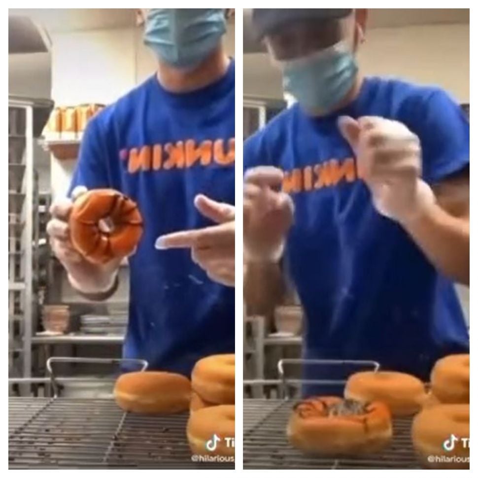 Donat laba-laba (TikTok @hilarious_27)