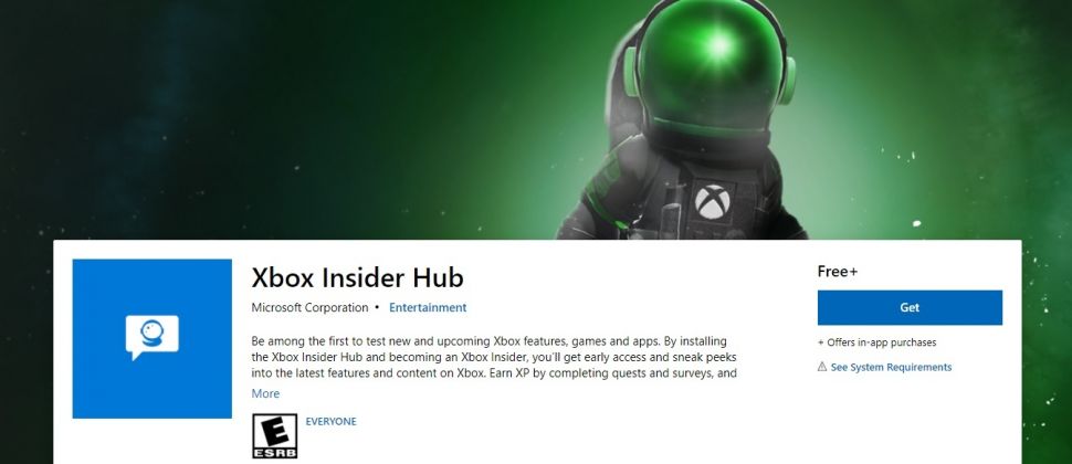 Xbox Insider Hub. [Microsoft]