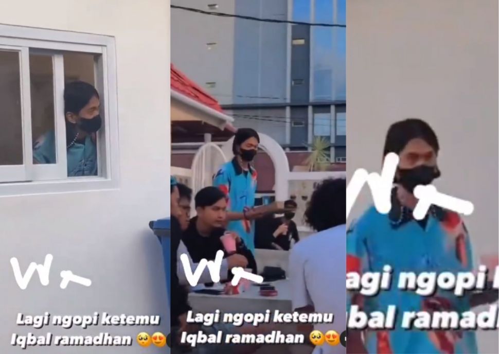 Viral! Publik Heboh Ada Iqbaal Ramadhan KW Nganterin Kopi, "Iqbaal Lebaran" (Instagram/jakarta.keras)