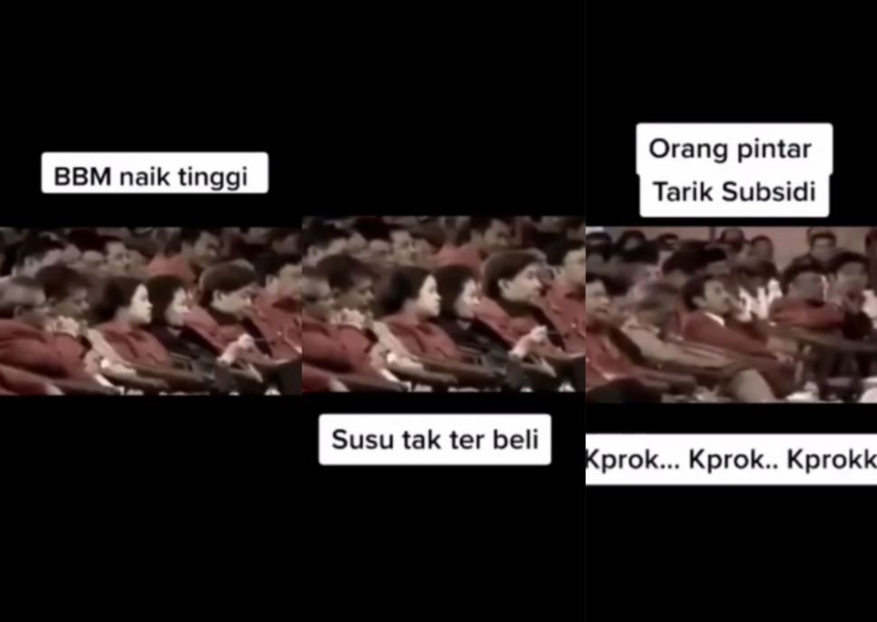 Publik Mengorek Kembali Video Lawas Nyanyian Megawati Soal BBM Naik Tinggi: Orang Pintar Tarik Subsidi. (Instagram/underc0ver.id)