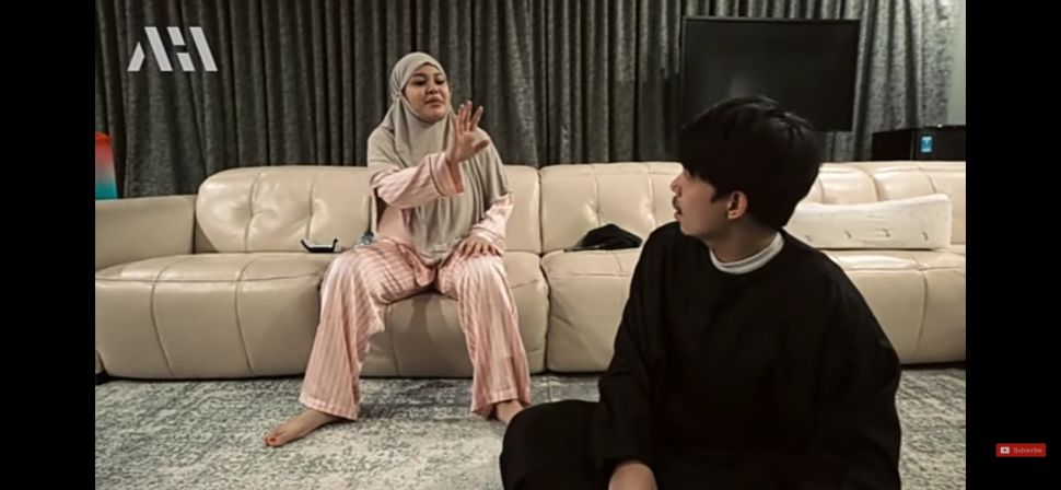 Atta Halilintar & Aurel Hermansyah (YouTube/AH)