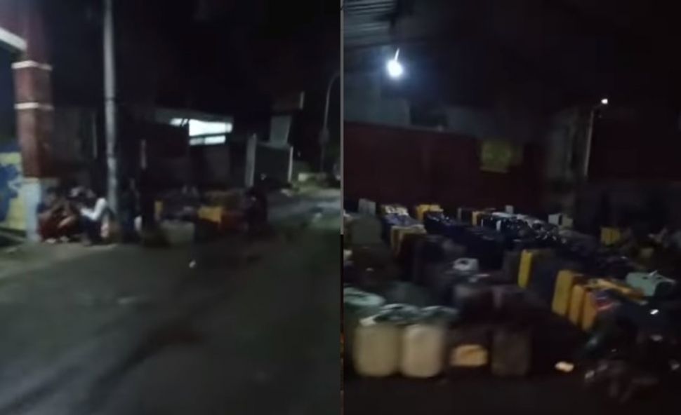 Antre minyak goreng curah (instagram.com/terangmedia)
