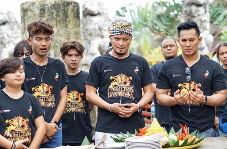 Keakraban Afdhal Yusman dan Pemain Genta Buana (instagram/@afdhal_yusman)