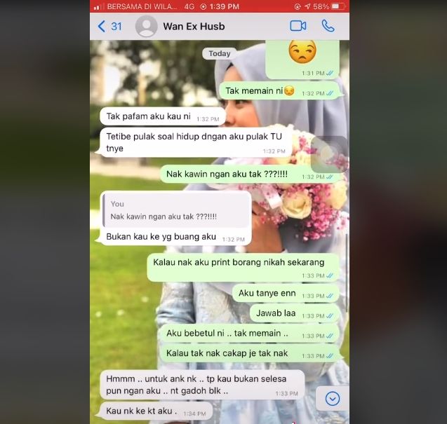 Viral! 10 Tahun Bercerai, Wanita ini Tak Ragu Ajak Suami untuk Rujuk, Bikin Warganet Terharu. (TikTok/nad_ieyya)