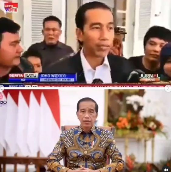 Publik Bandingkan Sikap Jokowi saat Jadi Gubernur dan Presiden, Dulu Mengkritik, Kini Salurkan BLT. (Instagram/underc0ver.id)