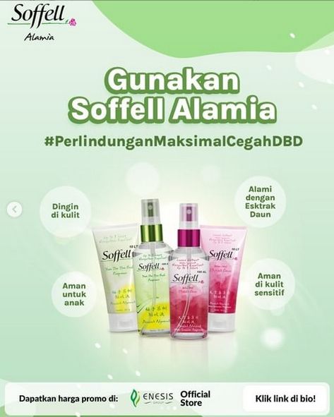 Soffel protection untuk mencegah DBD. (Dok: Enesis)