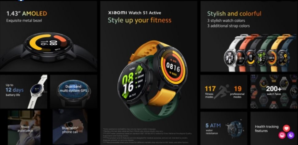 All-New Xiaomi Watch S1 Active. [Facebook/Xiaomi Indonesia]