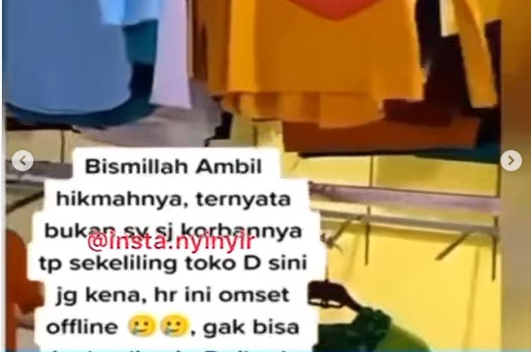 Publik dikejutkan oleh video viral yang merekam seorang perempuan muda bak crazy rich yang berada di toko baju, Bekasi, Jawa Barat, untuk memborong. Ternyata baru 2 hari keluar RSJ. [Instagram]