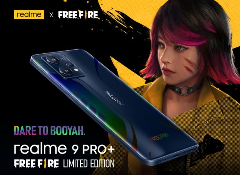 Realme 9 Pro+ Free Fire Limited Edition. [Realme Indonesia] 